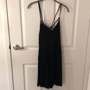 Black, criss cross neckline sundress